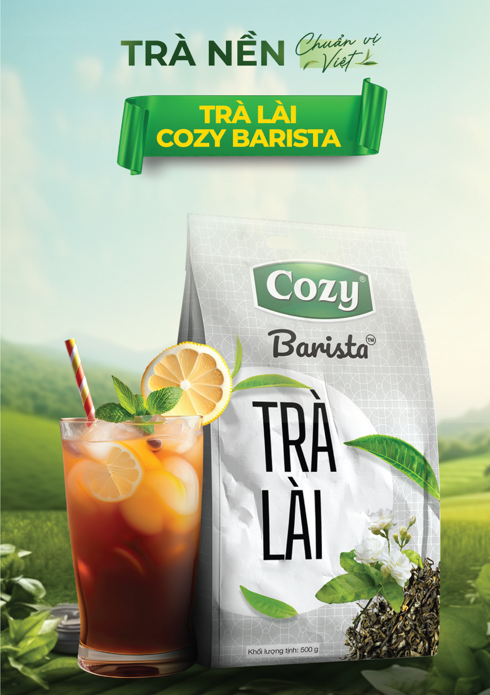 Barista Gastro Tea COZY Jasmínový 500 g